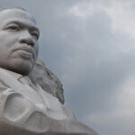 Memorial statue of Martin Luther King Jr.