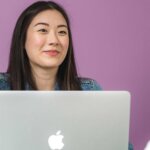 Woman conducts a one-on-one meeting
