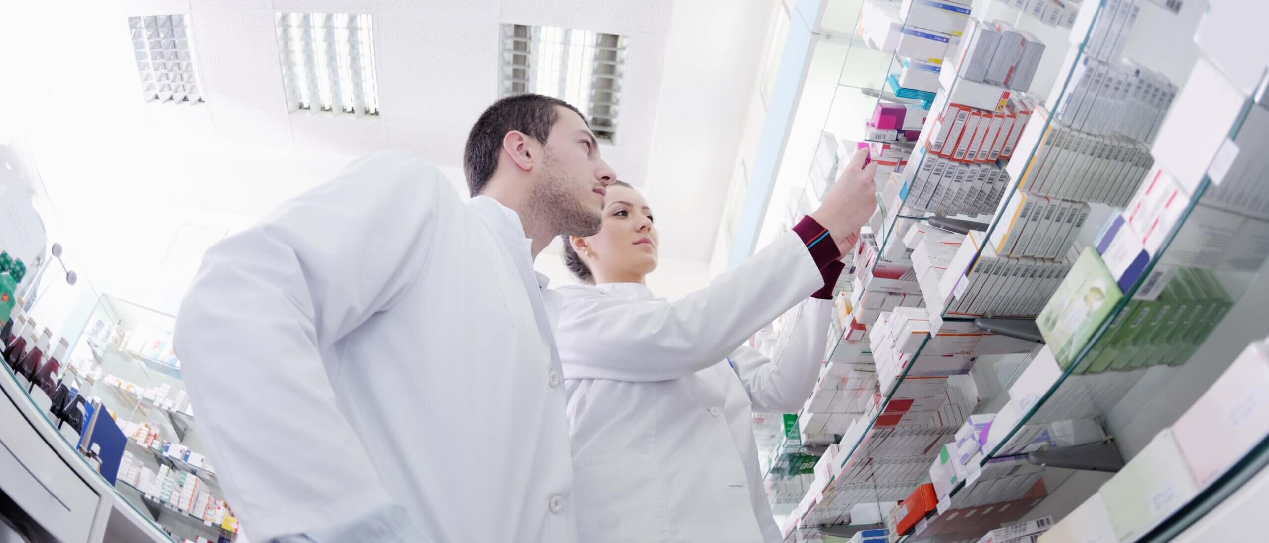 Pharmacy Technicians in a Drugstore
