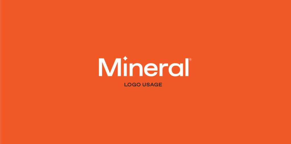 Mineral logo guidelines usage image