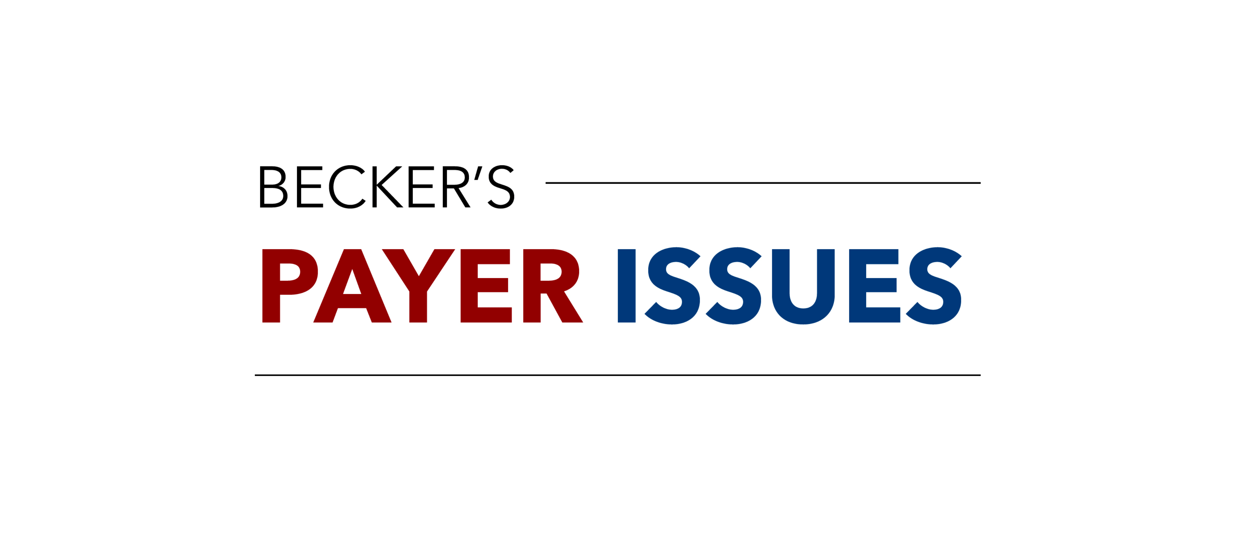 Becker's Payer Issues Logo